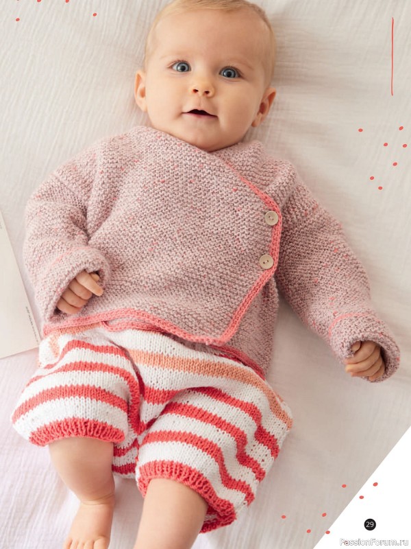 Вязаные модели для детей в журнале «Baby Maschenmode №62 2024»