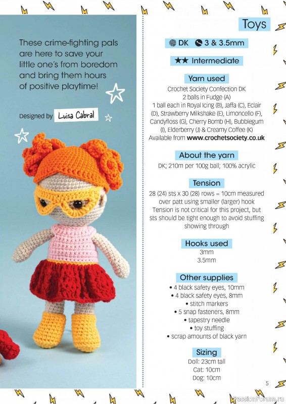 Вязаные проекты крючком в журнале «Crochet Now №122 2025»