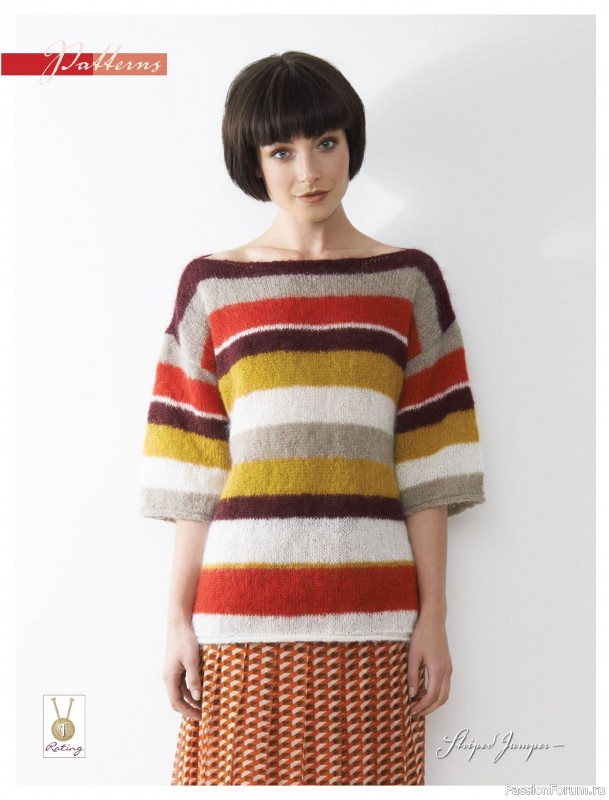 Вязаные модели спицами в журнале «Australian Knitting Vol.17 №1 2025»
