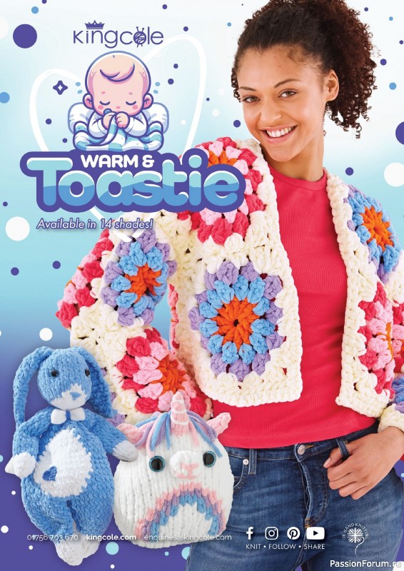 Вязаные проекты крючком в журнале «Crochet Now №109 2024»