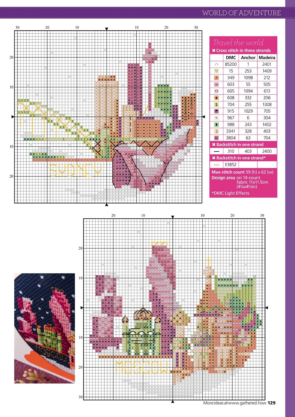 Журнал по вышивке крестом "Contemporary Cross Stitch Collection 2021"