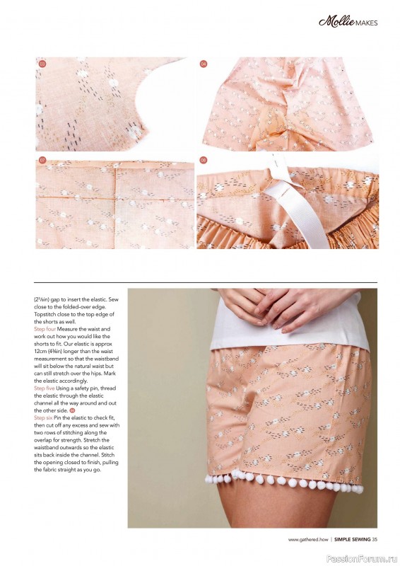Коллекция проектов для рукодельниц в журнале «Mollie Makes - Simple Sewing 2025»
