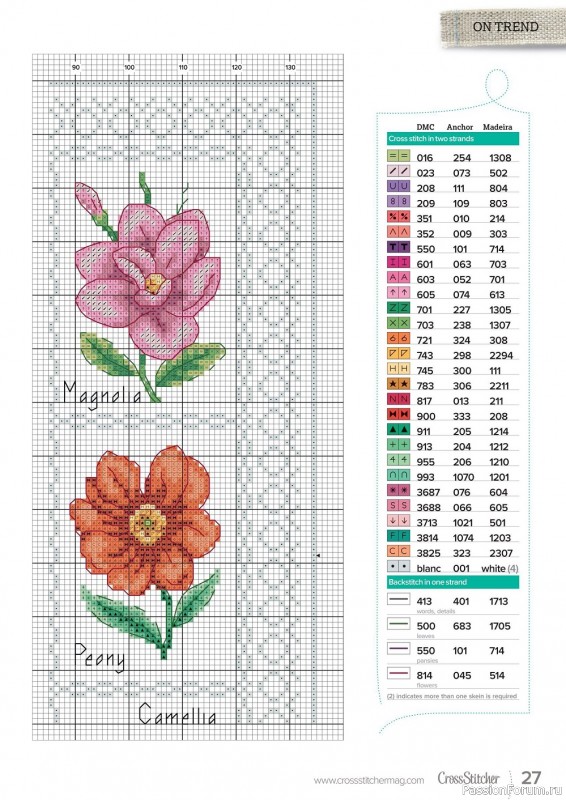 Коллекция вышивки в журнале «CrossStitcher №387 2022»