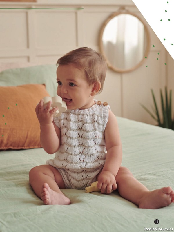 Вязаные модели для детей в журнале «Baby Maschenmode №62 2024»