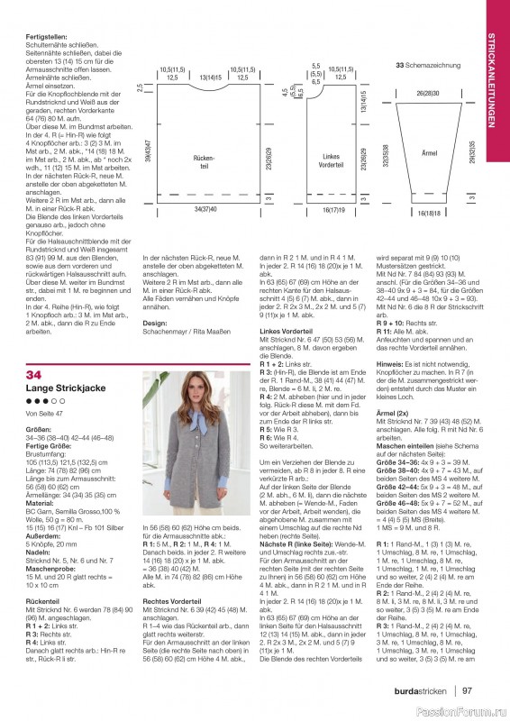 Вязаные модели в журнале «Burda Stricken №5 2020»