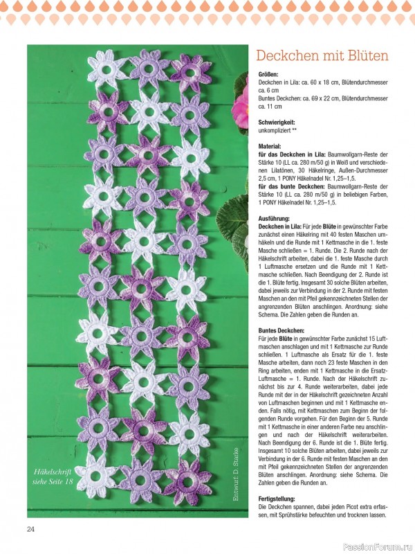 Вязаные проекты крючком в журнале «Dekoratives Hakeln №173 2023»