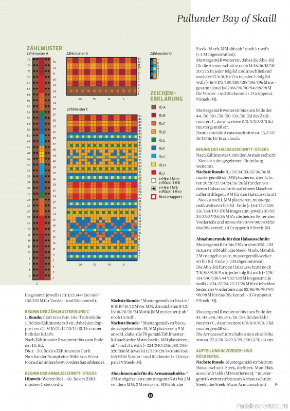 Вязаные проекты спицами в журнале «The Knitter Germany №73 2024»