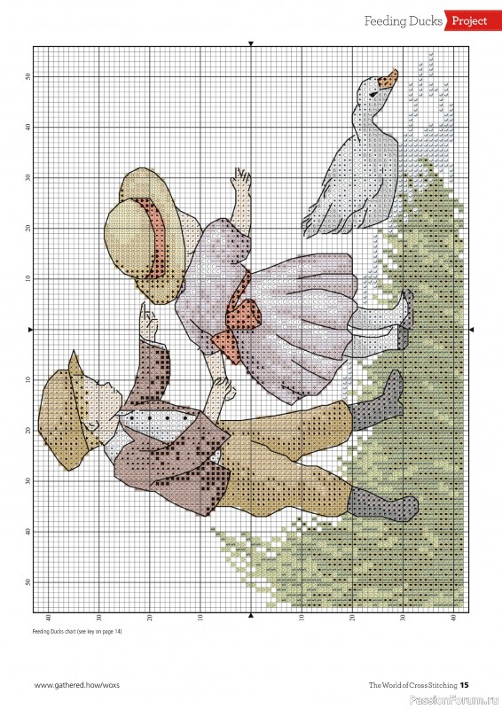 Коллекция вышивки в журнале «The World of Cross Stitching №349 2024»