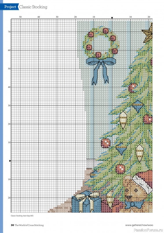 Коллекция вышивки в журнале «The World of Cross Stitching №351 2024»