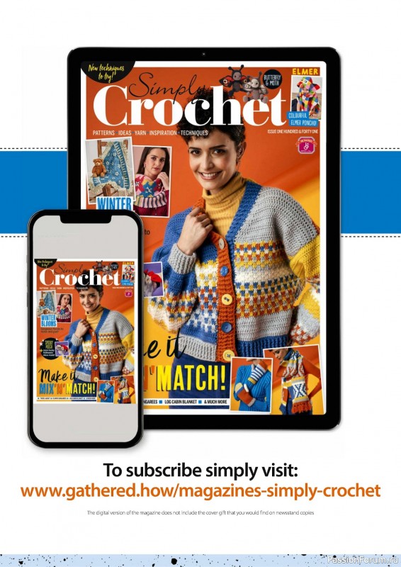 Вязаные проекты крючком в журнале «Simply Crochet №142 2023»