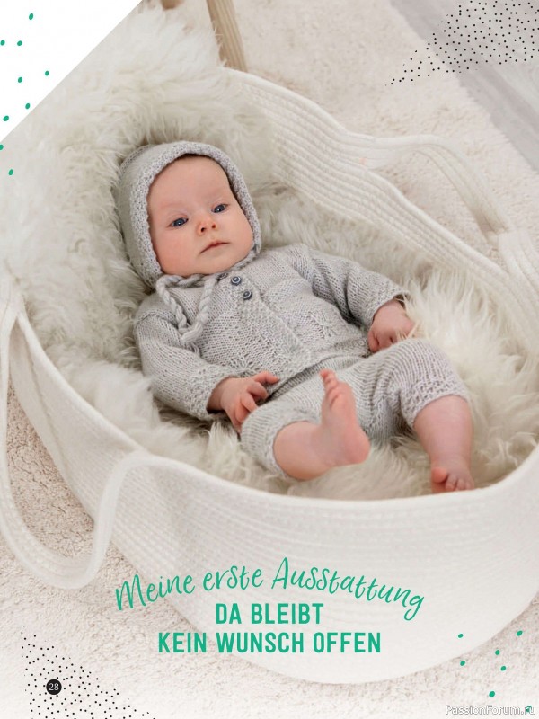 Вязаные модели для детей в журнале «Baby Maschenmode №60 2024»