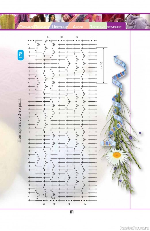 Вязаные проекты в книге «500 волшебных узоров на любой вкус»