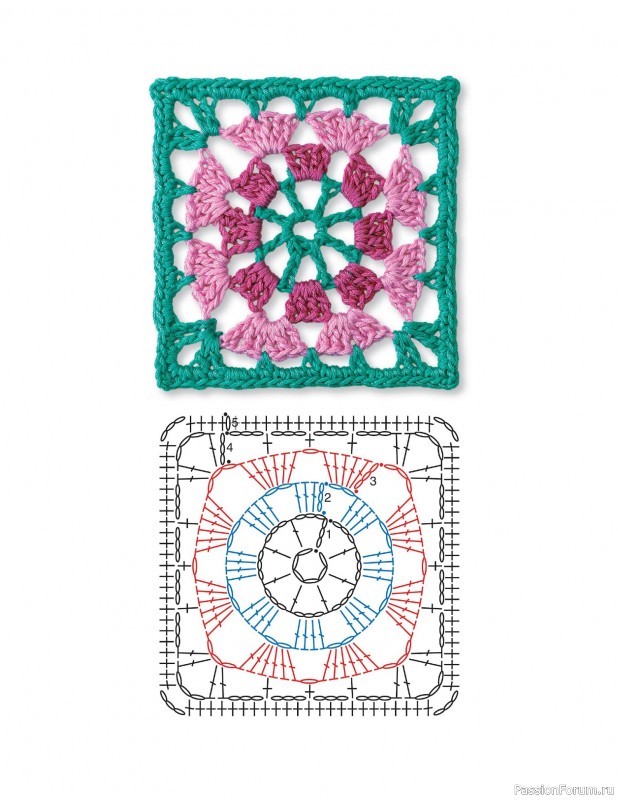 Вязаные проекты в книге «Granny Square Crochet for Beginners». Продолжение