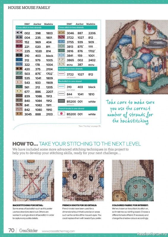 Коллекция вышивки в журнале «CrossStitcher №406 2024»