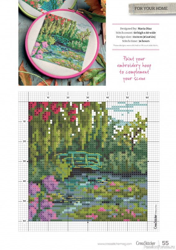 Коллекция вышивки в журнале «CrossStitcher №414 2024»