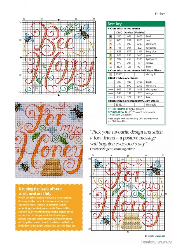 Коллекция вышивки в журнале «Ultimate CrossStitch Cards №58 2025»