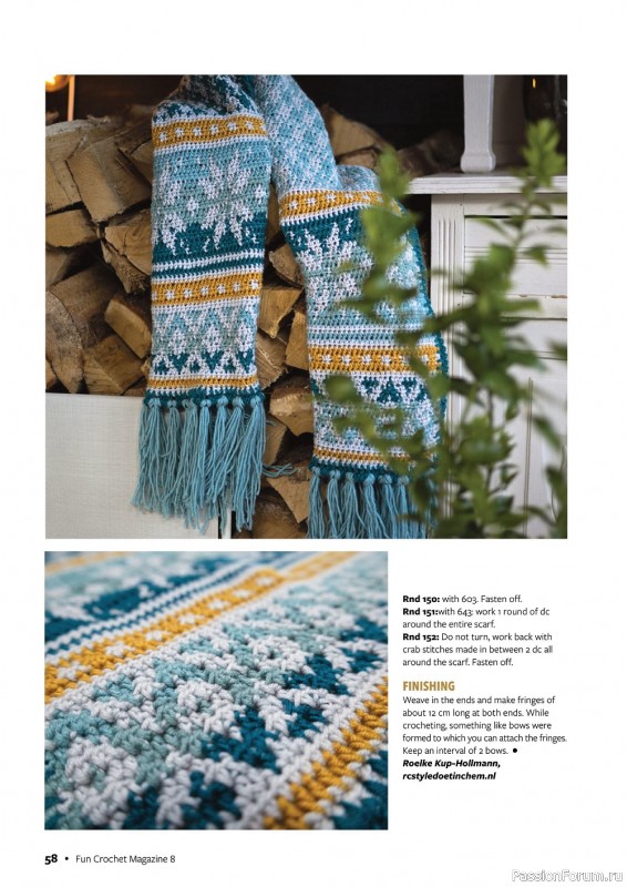 Вязаные проекты крючком в журнале «Fun Crochet Magazine №8 2022»