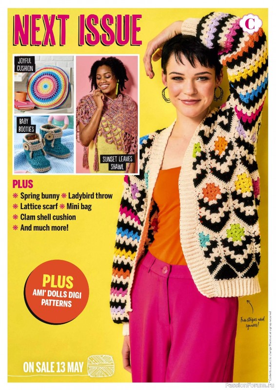 Вязаные проекты крючком в журнале «Simply Crochet №161 2025»