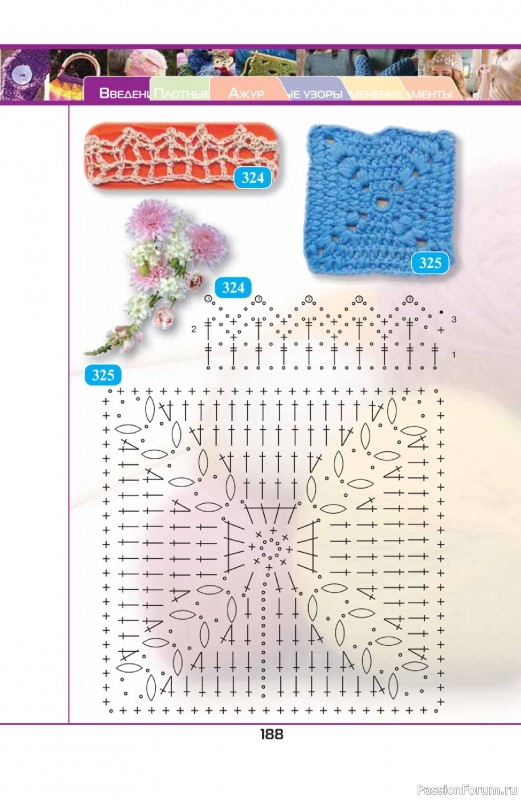 Вязаные проекты в книге «500 волшебных узоров на любой вкус». Продолжение