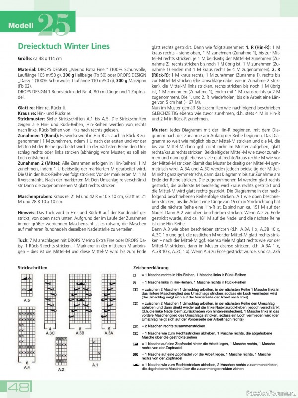 Вязаные проекты в журнале «Meine Strickmode MS105 2023»