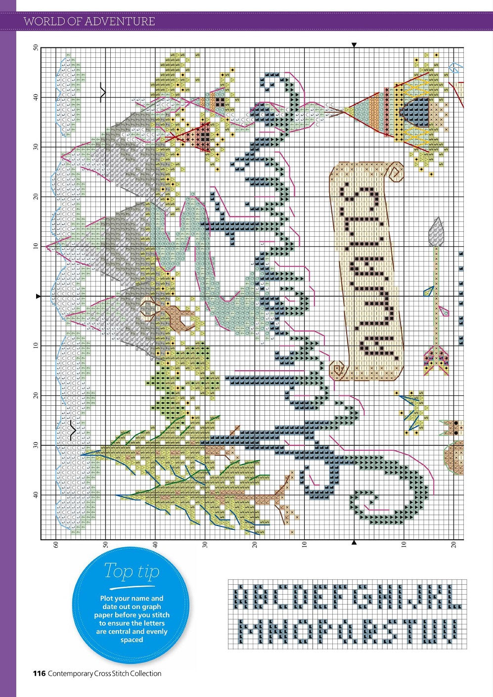 Журнал по вышивке крестом "Contemporary Cross Stitch Collection 2021"