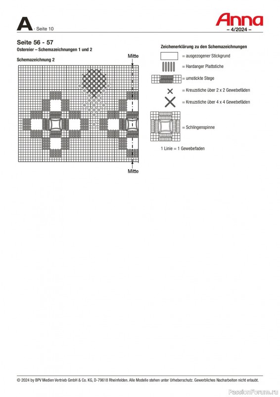 Коллекция проектов для рукодельниц в журнале «Anna №4 2024 Germany»