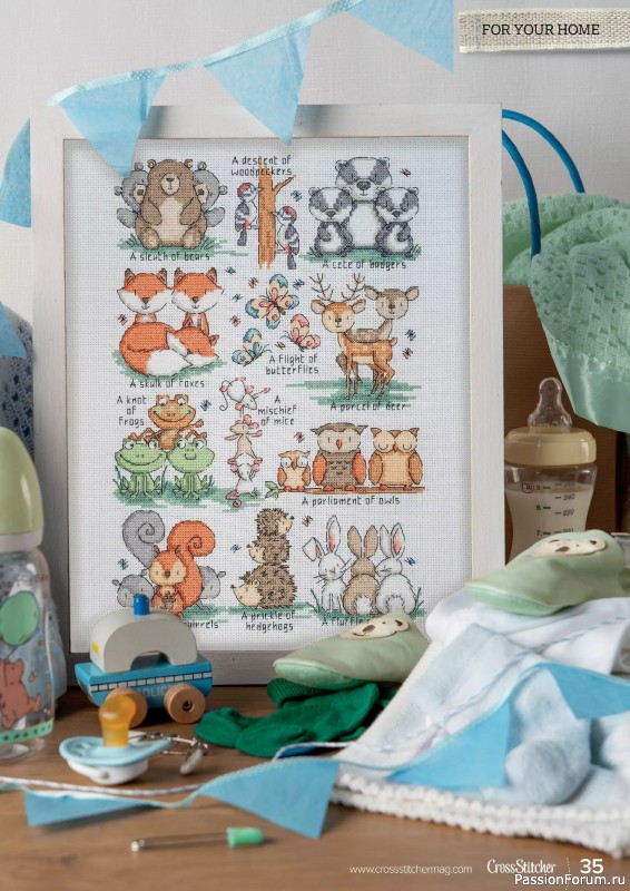 Коллекция вышивки в журнале «CrossStitcher №422 2025»