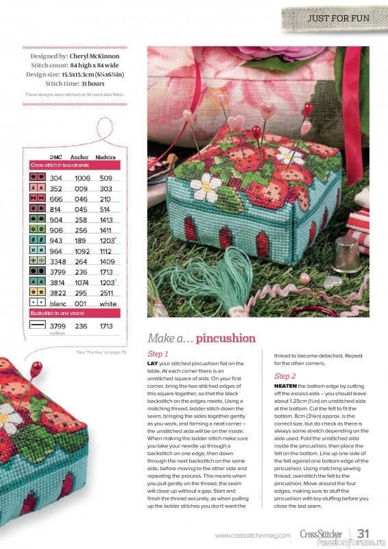 Коллекция вышивки в журнале «CrossStitcher №424 2025»