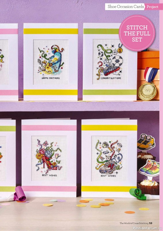 Коллекция вышивки в журнале «The World of Cross Stitching №360 2025»