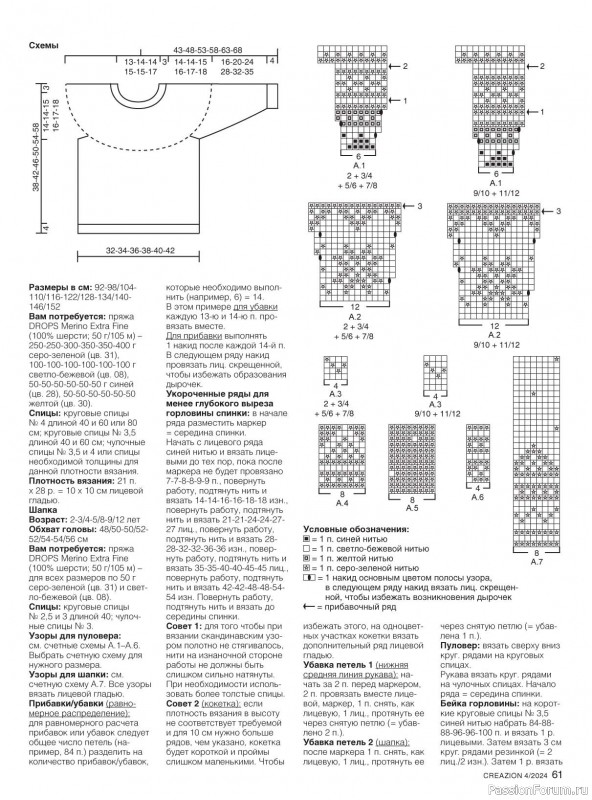 Вязаные модели в журнале «Creazion №4 2024»