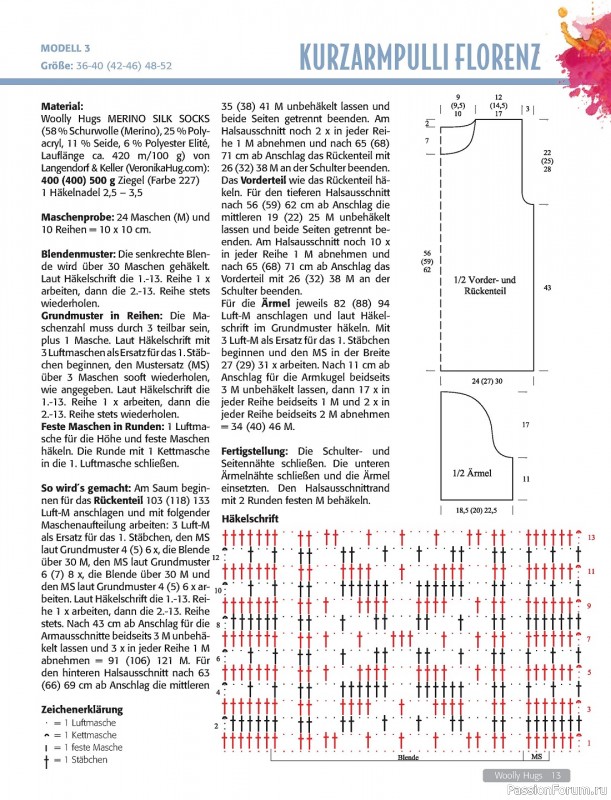 Вязаные проекты в журнале «Woolly Hugs Maschenwelt №5 2023»