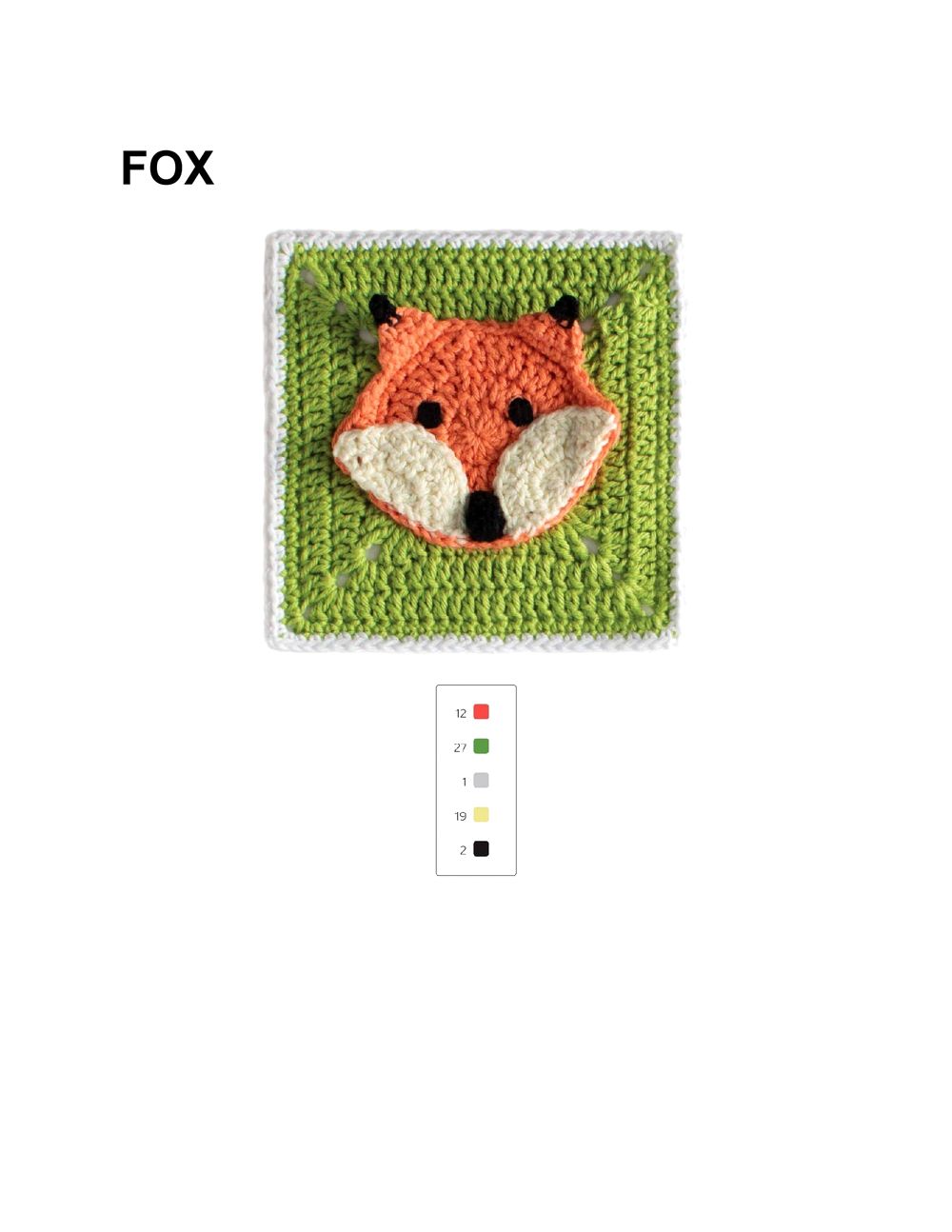 Коллекция "бабушкиных квадратов" в книге «3D Animal Granny Squares»