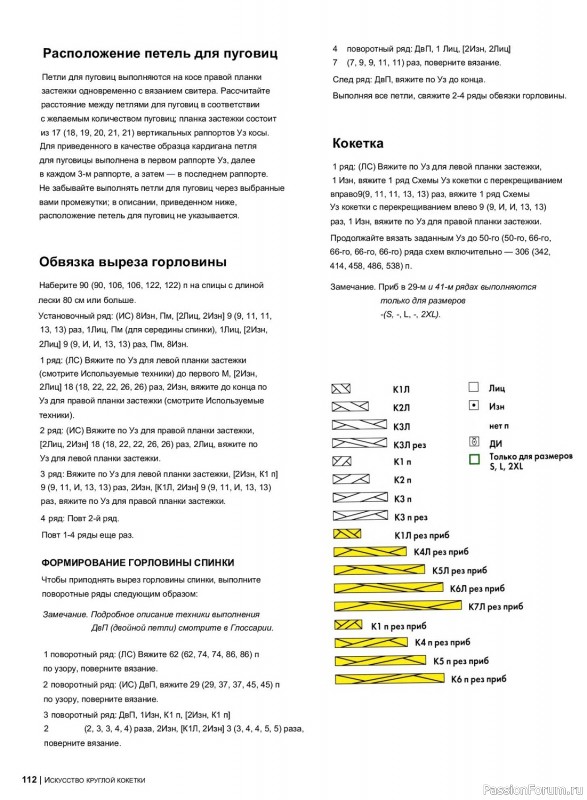 Бесшовное ручное вязание в книге «Искусство круглой кокетки». Продолжение