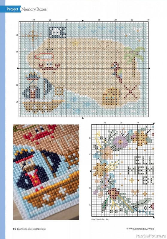 Коллекция вышивки в журнале «The World of Cross Stitching - Special 2023»