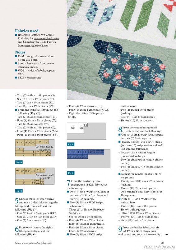Коллекция проектов для рукодельниц в журнале «Todays Quilter №128 2025»