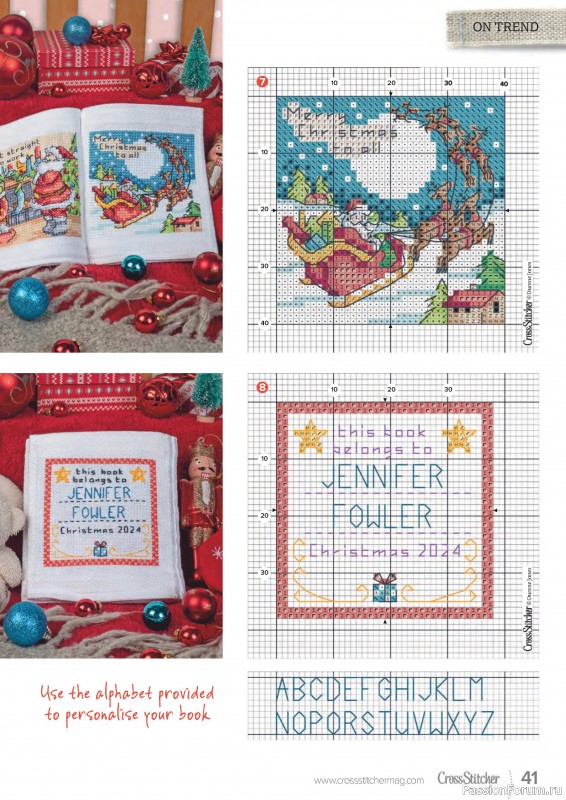 Коллекция вышивки в журнале «CrossStitcher №417 2024»