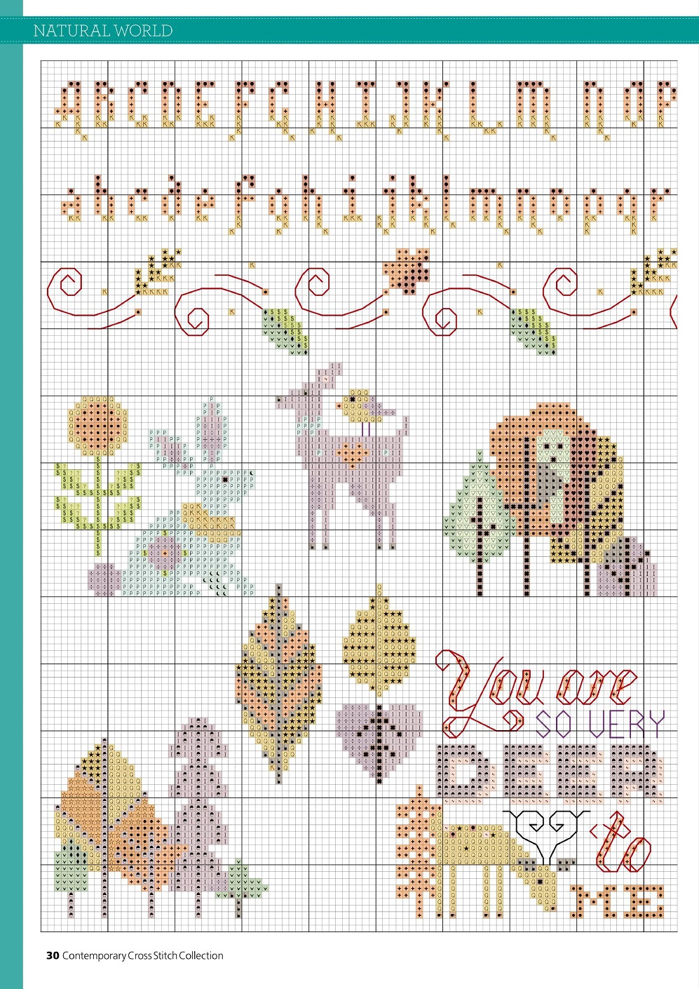 Журнал по вышивке крестом "Contemporary Cross Stitch Collection 2021"