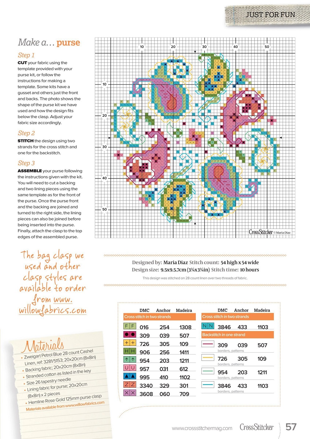 Схемы вышивки крестом в журнале "CrossStitcher" №378 2022