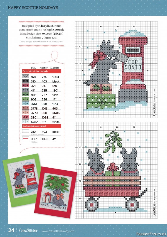 Коллекция вышивки в журнале «CrossStitcher №417 2024»