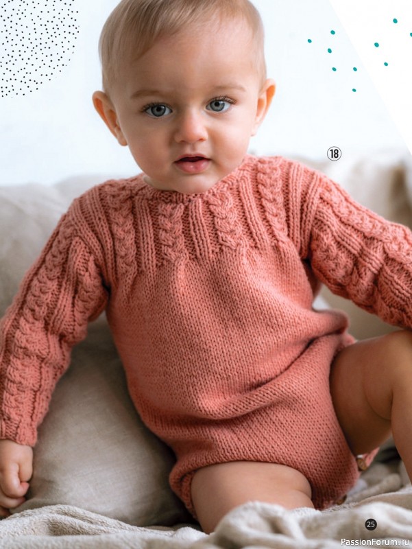 Вязаные модели для детей в журнале «Baby Maschenmode №56 2023»