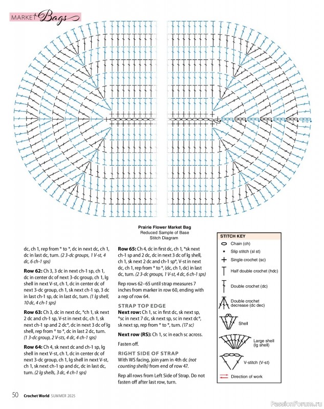 Вязаные проекты крючком в журнале «Crochet World - Summer 2025»