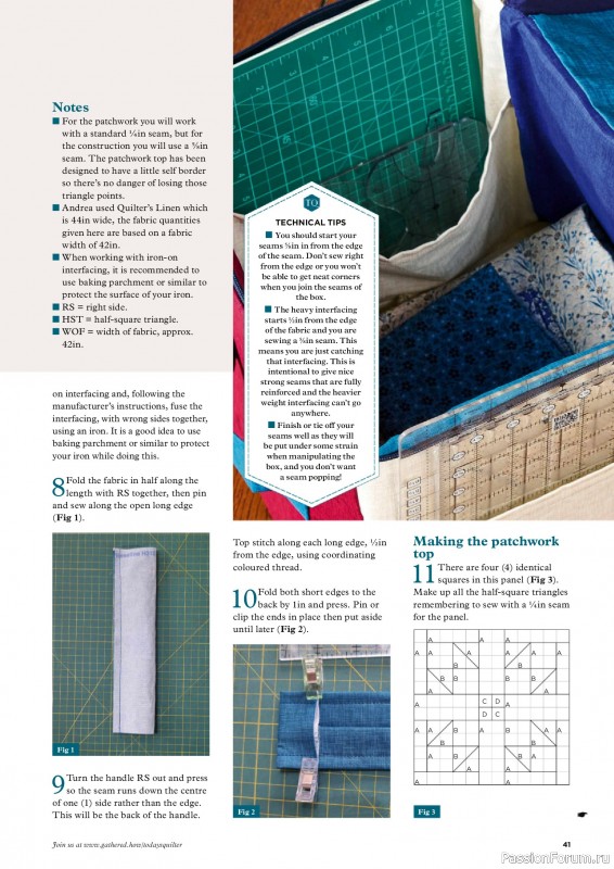Коллекция проектов для рукодельниц в журнале «Todays Quilter №127 2025»