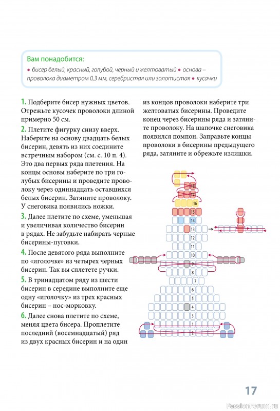 Коллекция проектов по бисероплетению в книге «Фейерверк новогодних идей»