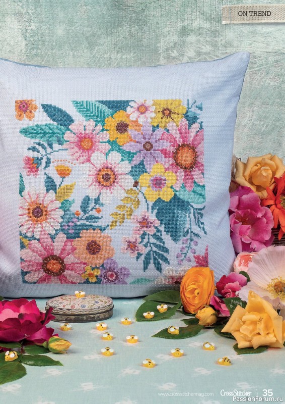 Коллекция вышивки в журнале «CrossStitcher №424 2025»