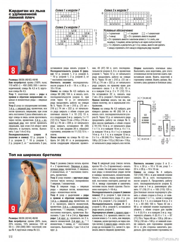 Вязаные модели в журнале «Сабрина №7 2024»