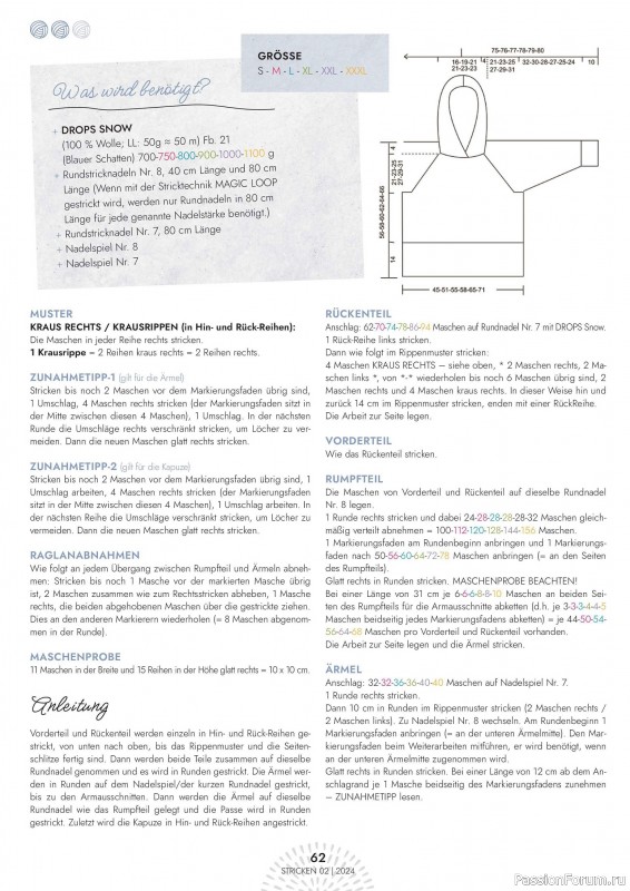 Вязаные проекты в журнале «Einfach Stricken №2 2024»