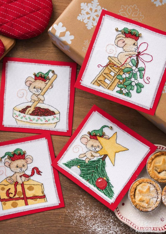 Коллекция вышивки в журнале «Cross Stitch Gold - Christmas 2024»