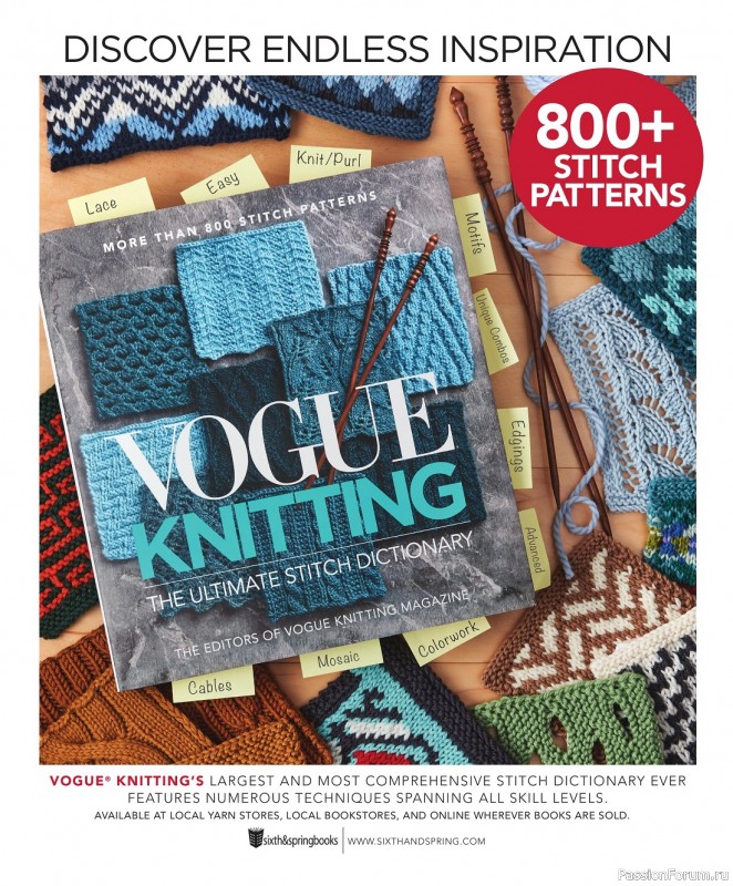 Вязаные модели в журнале «Vogue Knitting – Spring-Summer 2023»