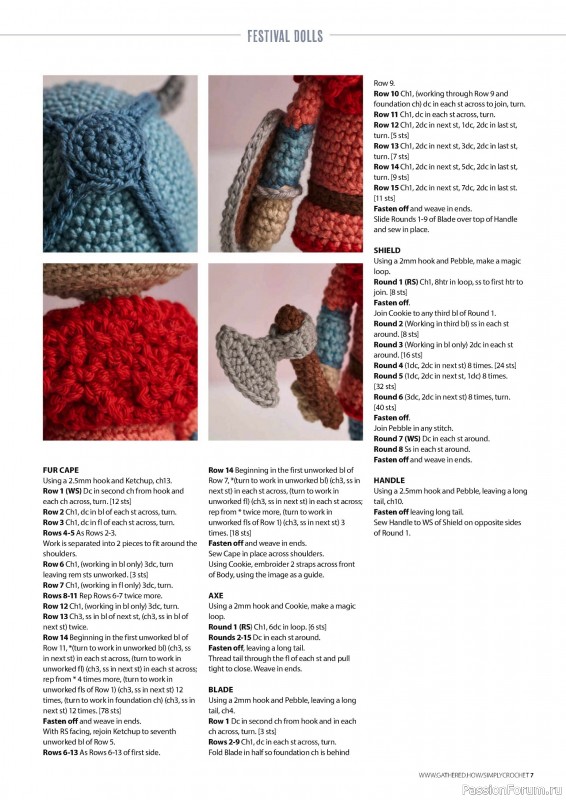 Вязаные проекты крючком в журнале «Simply Crochet №155 2024»