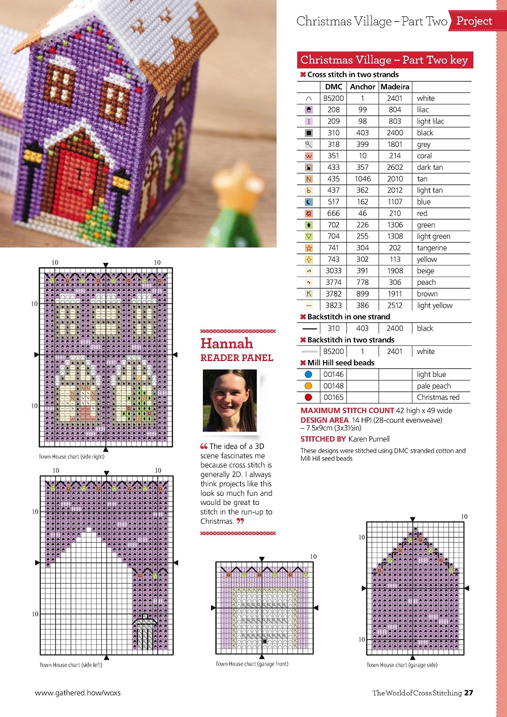 Журнал "The World of Cross Stitching" №313 2021